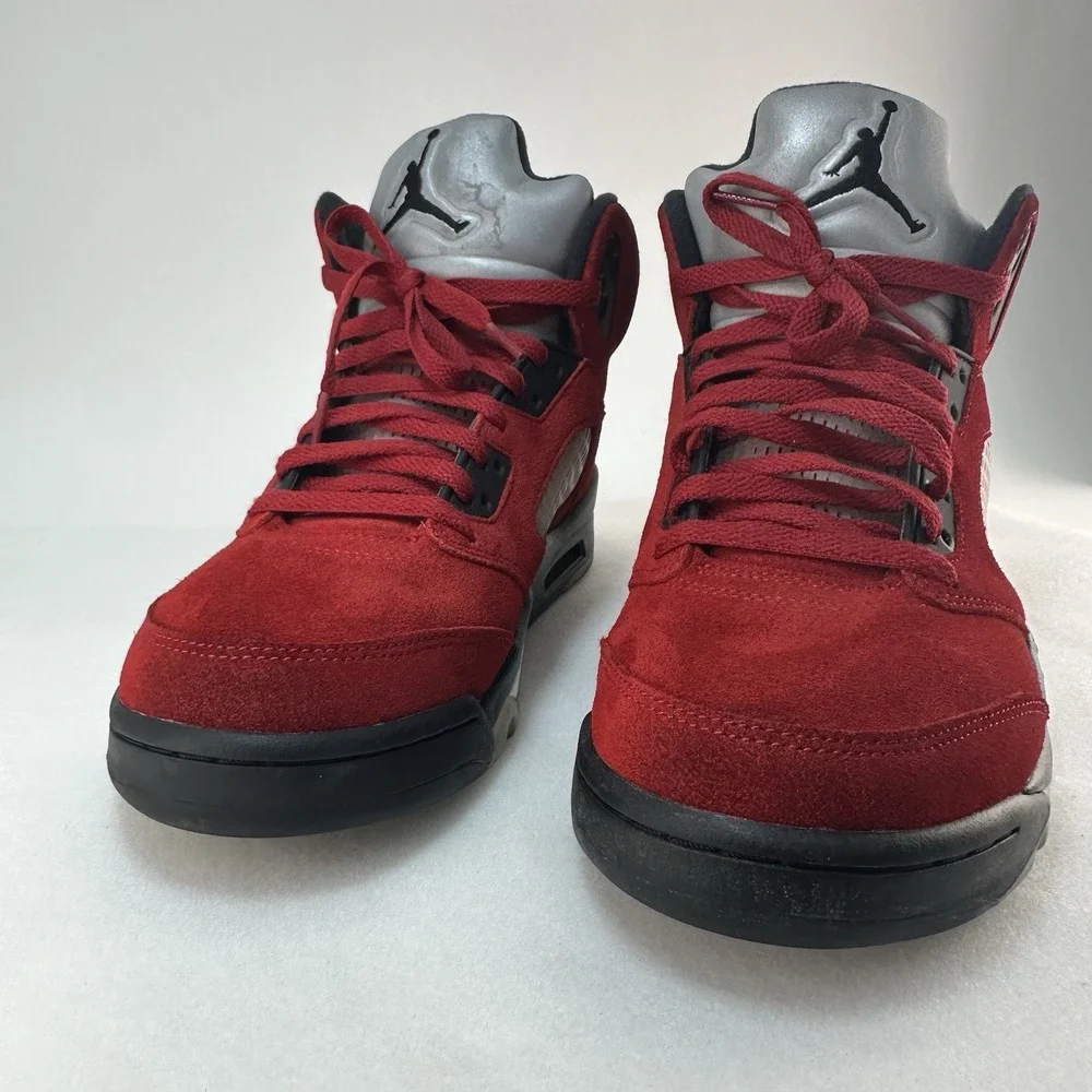 Nike Air Jordan 5 Retro Raging Bull Red 2021 DD0587-600 Men's Size 11 Pre-Owned